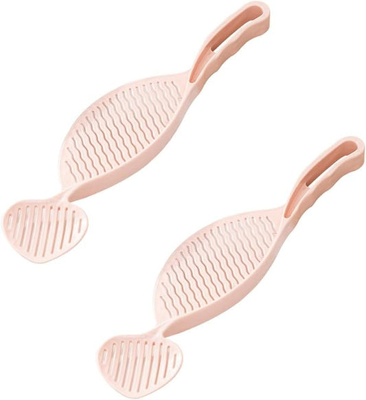 2 Pack Stirring Rice Washer Kitchen Gadgets Utensils Rice Drainer Washing Water Filter Baffle Tool Food Strainers for Sushi Making Grapes Beans Vegetables Fruits Blueberry