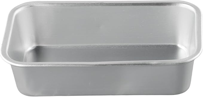 Seamless Loaf Pan Non- Rectangle Baking Tray, Aluminum Alloy Bread Pan with High Strength, Oven Safe Cake For Tin for Home Kitchen Use, 13.8 x 8 cm