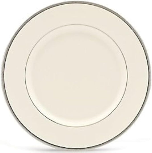 Lenox Dinner Plate Tuxedo Platinum, Ivory