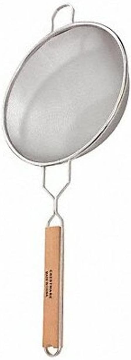 CRESTWARE 10-Inch Single Med Mesh Strainer, Silver (WHSSM10)