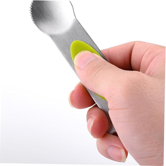 Stainless Steel Lemon Peel Grater Knives Multi-functional Wire Cutter for Easy Citrus Peeling for Kitchen Cocktail Garnishing Premium Kitchen Gadget Yellow