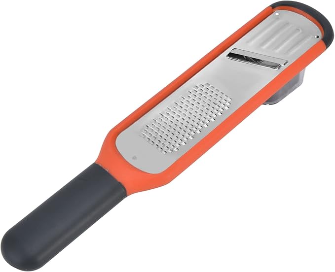 Multifunctional Grater, Stainless Steel Handheld Food Zester with Ergonomic Handle, for Ginger Garlic Shredding Slicing