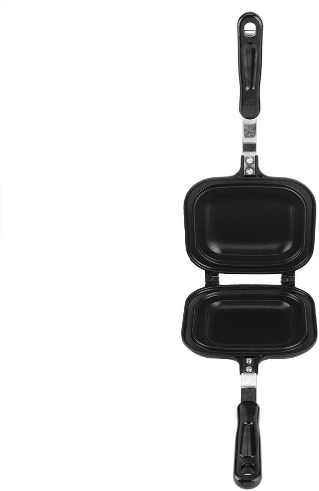 Double Sided Hot Sandwich Maker,Nonstick Sandwich Toaster Breakfast Maker,Multifunction Fry Pan,Stovetop Camping Sandwich Flip Pan