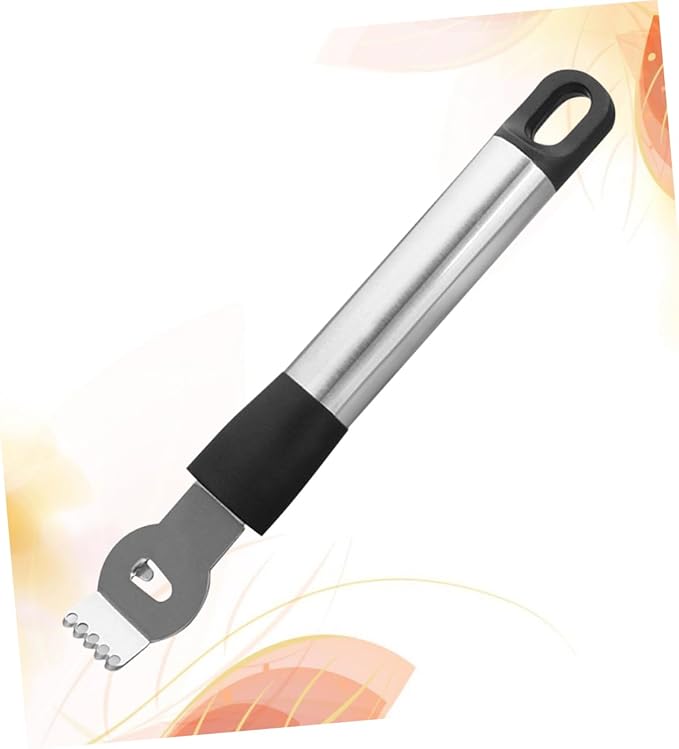 Stainless Steel Lemon Zester Peeler Grater with Razor Teeth for Easy Citrus Chocolate Cheese Slicing Comfortable Grip Random Color Must Have Kitchen Essential Random Color