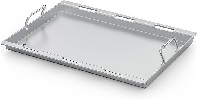 Stanbroil Full Size Griddle Insert for Weber Spirit 300, Spirit 400 Series Gas Grill, Flat Top Grill Griddle Insert for Weber Spirit 310 315 320 330 335 425 435, Stainless Steel