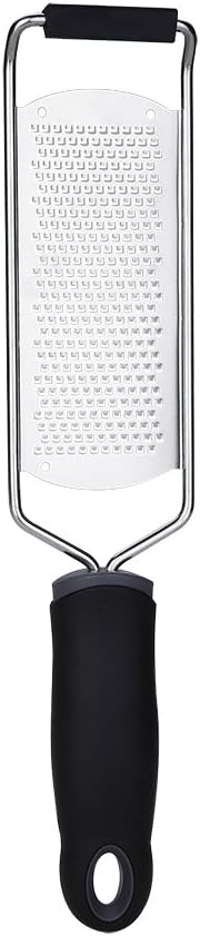 Zester Grater, Lemon Zester Cheese Grater, Parmesan Cheese, Ginger, Garlic, Chocolate, Soft Grip Handle, Fine Stainless Steel Blades with Protector, Fruit Chocolate Kitchen Tools