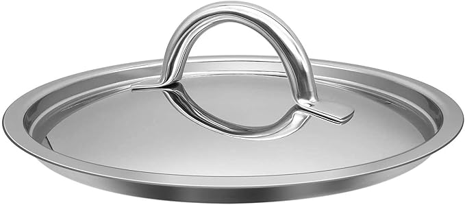 Fortune Candy 3.5-Quart Saucepan with Lid, Tri-Ply, 18/8 Stainless Steel, Advanced Welding Technology, Dishwasher Safe, Induction Ready, Mirror Finish
