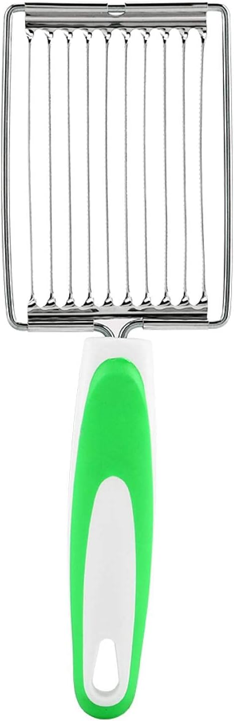 Luncheon Meat Cutter, Stainless Steel Slicer with Handle, Cheese Egg Ham Serrated Knife
