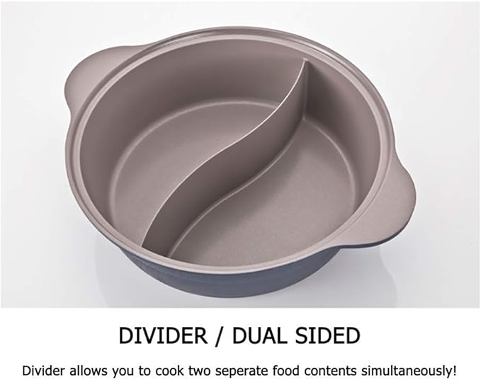 IH Shabu Shabu 28 cm Double Coated Ceramic Stock Pot