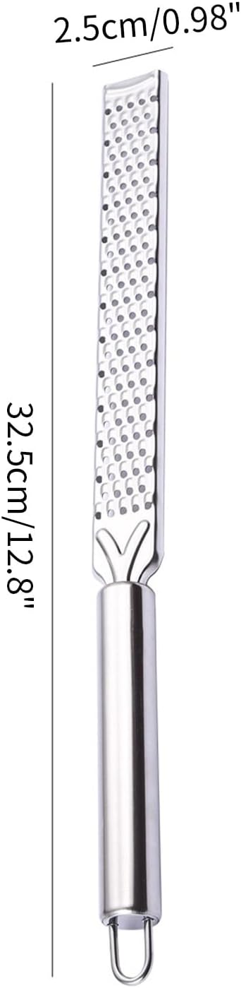 Professional Cheese Graters For Kitchen Stainless Steel Handheld Metal Lemon Zester Grater With Handle For Cheese Lemon Zester Tool