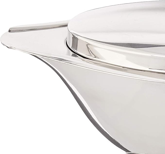 Fox Run Gravy Boat, 13.5 Ounce, Metallic