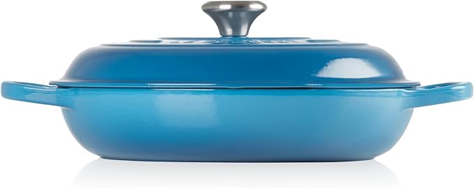 Le Creuset Enameled Cast Iron Signature Braiser, 3.5 qt., Marseille