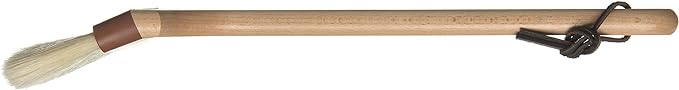 SPARTA 4037100 Boarhair Pastry Brush, Basting Brush with Wide Boar Bristles,16.25"L x 4"W, Wood Handle