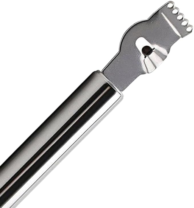 Lemon Zester Stainless Steel Citrus Grater Lime Oranges Peeler Fruit Slice Kitchen Tool, orange grater