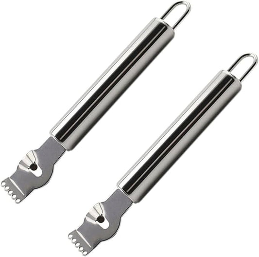 2pcs Real Lemon Zester Peeler Stainless Steel Grater Fruit Zester Graters Kitchen Hanging Loop for Orange Lemon Peel
