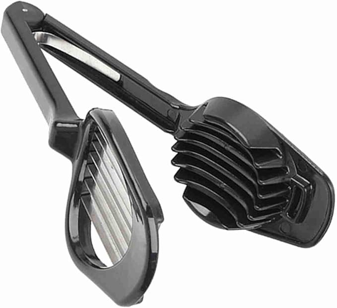 Egg Slicer, Stainless Steel Wire Egg Slicer Heavy Duty Aluminium Egg Cutter Dishwasher for Egg Strawberry Soft Fruit Egg Slicer for Hard Boiled Egg