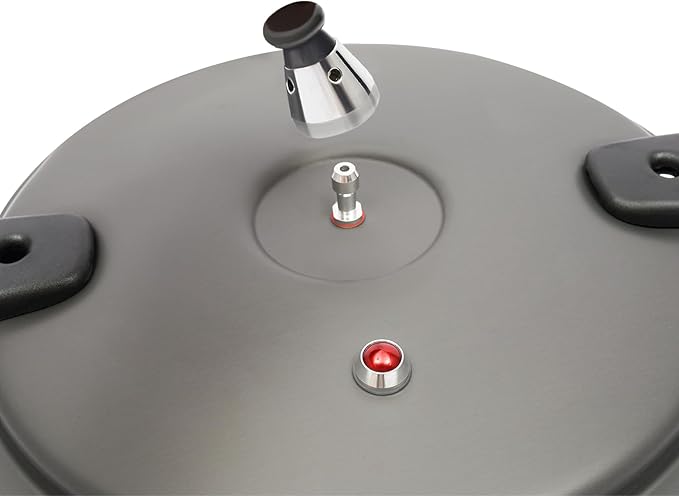 Bokknppo Stainless Steel Pressure Cooker Large Capacity 60Kpa Pressure Pot Explosion-proof Compound Bottom Pressure Canner with Pressure Limiting Valve for Gas Stove Induction Cooker (9L/9.5Qt)