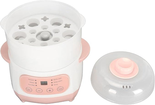 Electric Stew Pot, Dry Burning Prevention Ceramic Lining Smart Soup Cooker for Home Kitchen (US Plug 110V)