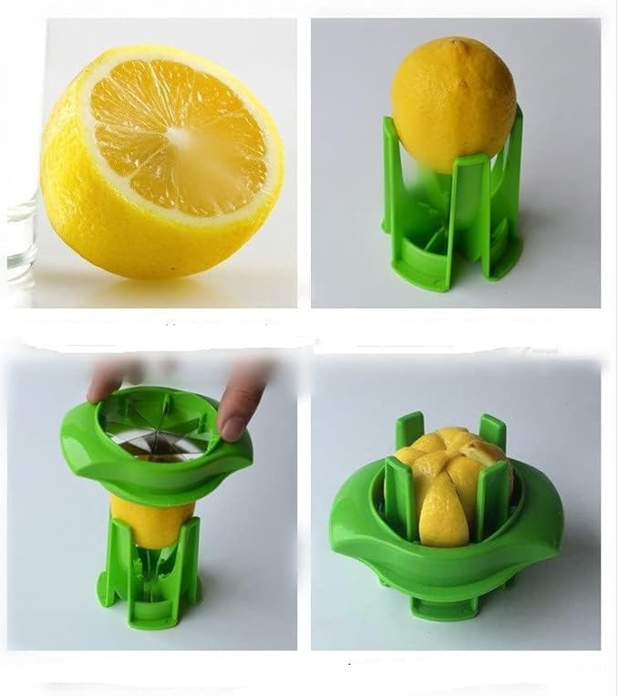 1PC Lemon Squeezer Splitter Fruit Separator Lemon Slicer Orange Zester Cutter Multi-Function Fruit Cutter Random Color