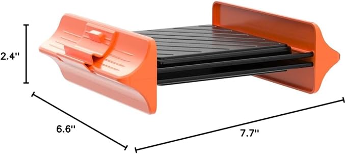 MACONEE Microwave Sandwich Maker & Panini Press - Non-Stick Microwave Grill Pan & Crisper Plate for Crispy Grilled Cheese, Toast, Burgers - Dishwasher Safe Cookware for College Dorm, Office & RV