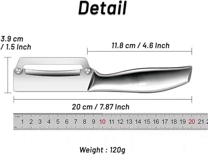 1 Pack Thick Vegetable Peeler - Sugarcane Pumpkin Peeling Knife - Ultra Sharp Stainless Steel Blades - Perfect Kitchen Peeler Effortlessly Peels Vegetables and Fruits (1 Pack)