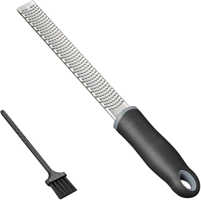 Lemon Zester Cheese Grater 304 Grade Zester for Citrus Chocolate Parmesan Vegetables (Fine Grater)