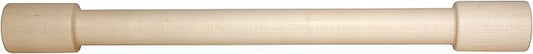 J.K. Adams Lovely Maple Wood Rolling Pin, 18-inches by 1-3/4-inches by 1/4-inches, Off-White