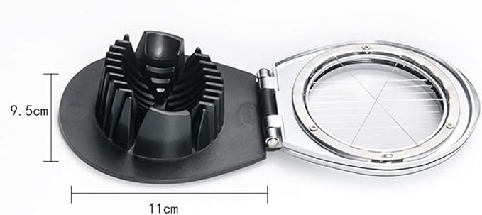 Egg Cutter, Stainless Steel Cutter Wire with 3 Slicing Styles, Manual Egg Slicer Kitchen Helper for Hard Boiled Eggs, Strawberry, Fruit Garnish Slicer, Labor Saving