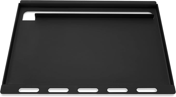 Weber Rust‑Resistant Outdoor Griddle Insert, Full‑Size – Pre-Seasoned Carbon Steel Griddle for Searwood & Large Spirit Series Gas Grills