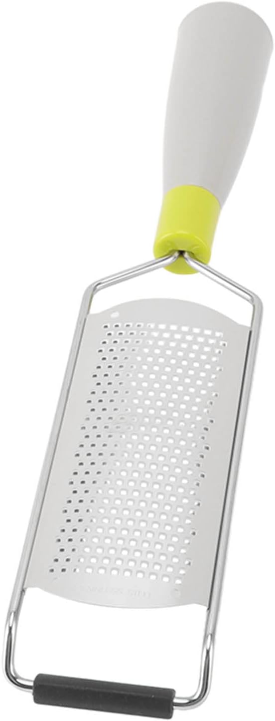 Cheese Grater, Stainless Steel Lemon Zester with Handle, Multipurpose Kitchen Tool for Cheese Coconut Chocolate Nuts, Ideal for Salads, Pizza Dough, Grinding Garlic