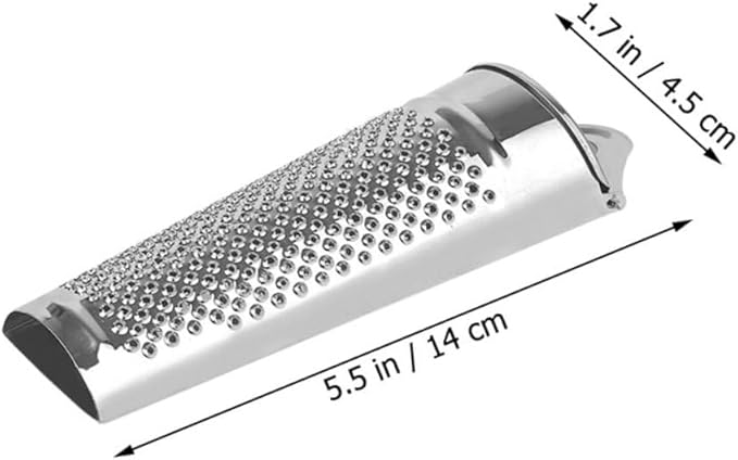Cabilock 4pcs Stainless Steel Ginger Zesters and Vegetable Graters for Kitchen Use Multi-functional Graters for Cheese Garlic Spices and More Compact Design Comfortable Grip