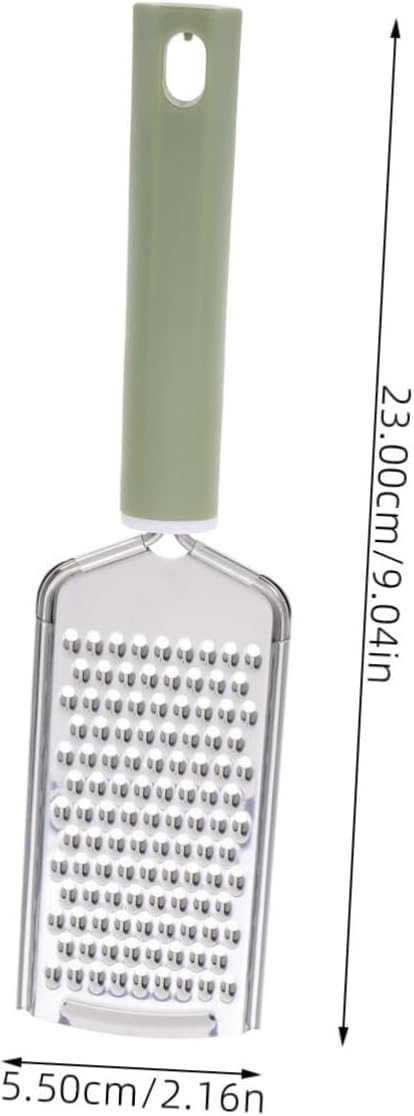 Garneck Stainless Steel Garlic Chopper Cheese Zester Multifunctional Grater for Efficient Vegetable Cheese Preparation with Comfortable Ergonomic Handle Easy to Clean Kitchen Tool