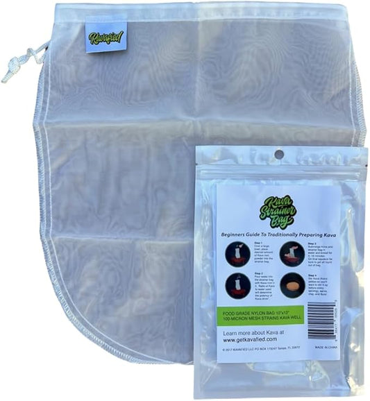 Kavafied Premium Traditional Kava Strainer Bag