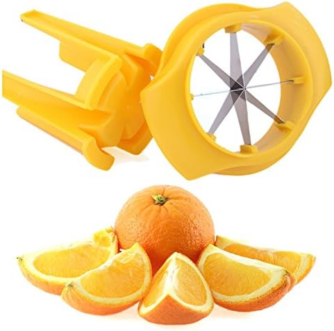 1PC Lemon Squeezer Splitter Fruit Slicer Lemon Separator Orange Zester Cutter Multi-function Fruit Cutter Random Color