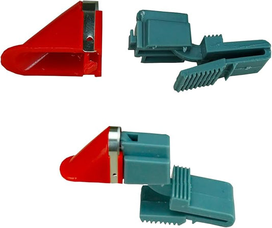 15 Pieces Replacement Blades for Automatic Electric Peeler Fruits Vegetables Electric Peeler Cutters Peeling Tool Red