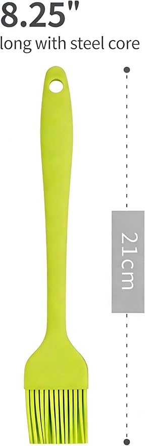 3-Pack Silicone Basting Pastry Brush for Baking Cooking Bbq Grill Spread Oil Butter Sauce