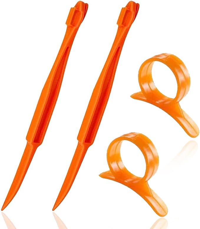Orange Citrus Peelers Citrus Lemon Citrus Peel Cutter Plastic Easy Slicer Cutter Peeler Remover Opener Kitchen Accessories Knife Cooking Tool Kitchen Gadgets (Set B)