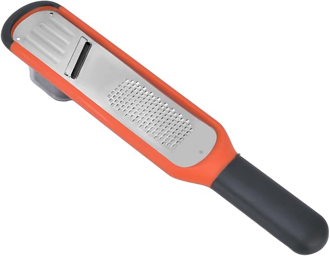Multifunctional Grater, Stainless Steel Handheld Food Zester with Ergonomic Handle, for Ginger Garlic Shredding Slicing