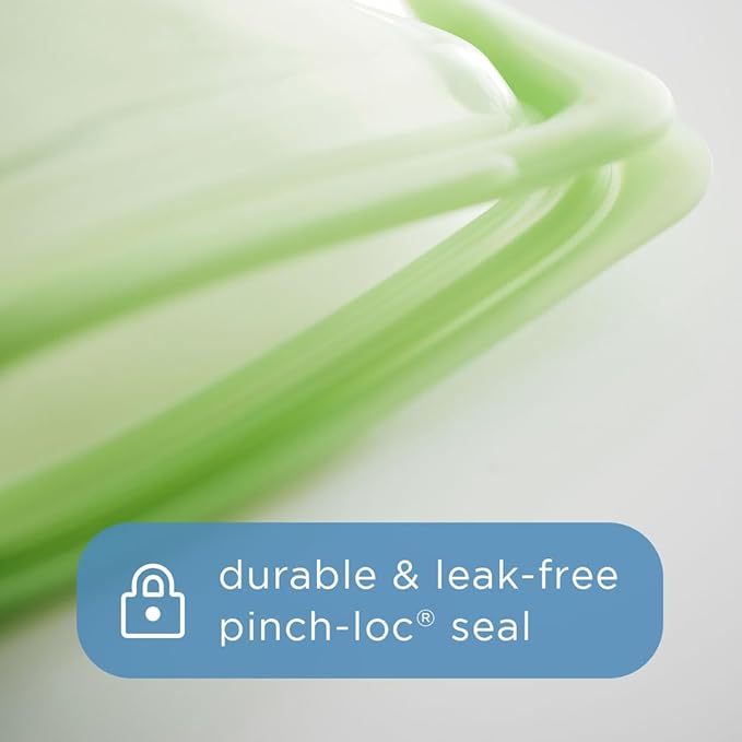 Stasher Silicone Reusable Storage Bags, 2-Pack Bowls, Reusable Freezer Bags, Microwave, Dishwasher, Oven Safe, Sous Vide, Premium Lunch Containers, Eco Friendly, Food Storage Bags, Snack Bags, Clear