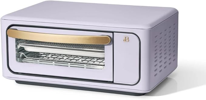 Beautiful by Drew Infrared Air Fry Toaster Oven 1800W with 9-Slice Capacity and Multi-Function Cooking (Lavander)