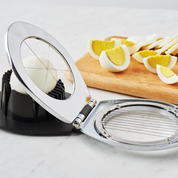 Sur La Table 4-in-1 Egg Slicer, Silver