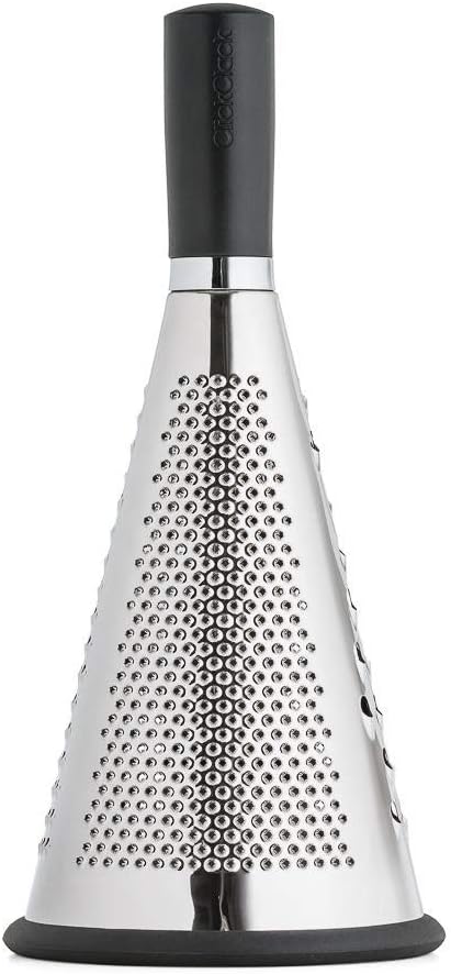 ClickClack Cone Grater, 10.3-Inch, Grey