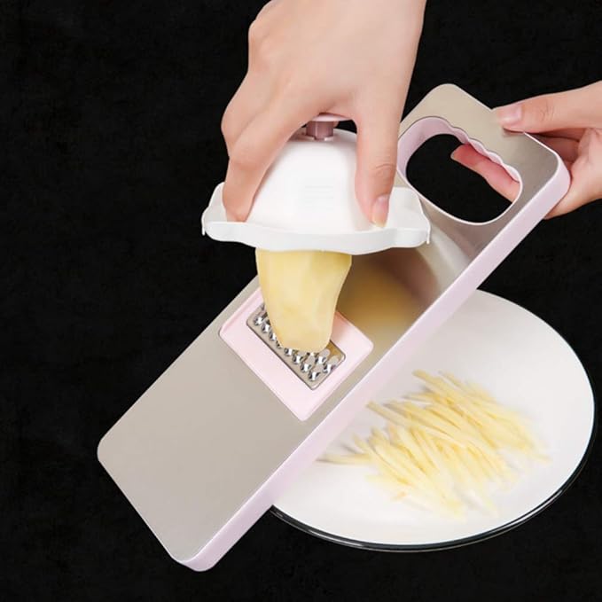 DOITOOL 2PCS Hand Finger Protectors for Mandolin Slicer, Vegetable Grater, Kitchen Food Slicer, Durable Plastic, Comfortable Handle, Easy to Clean