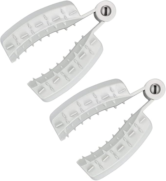 2Pcs Finger Guard Mandolin Guard Vegetables Fruit Slicer Grater Protector Kitchen Tools for Grabbing Garlic, Carrot, Potato, Cucumber
