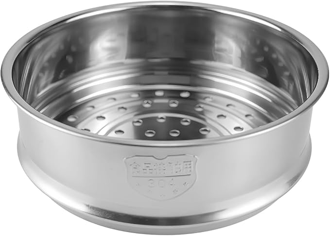 Stainless Steel Steamer Pot 7 Inch Round Cooking Rack Food Steamer Basket Insert for Baking Cooking Steaming (18cm)