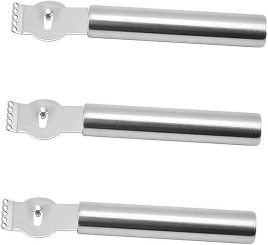 3pcs Stainless Steel Lemon Zester Grater Fine Grater Lemon Peel Citrus Fruit Slicer