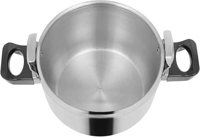 Stainless Steel Pressure Cooker Large Capacity Cooktop Pressure Pot with Multiple Protection Functions for Home Restaurants Canteens, Multiple Stove Compatible (27.47 Qt)