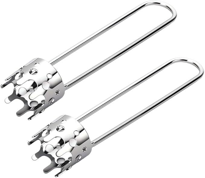 2 Pcs Fruit and Vegetable Corer Tool, Red Bell Pepper Seed Corer, Stainless Steel apple core remover, Practical Kitchen Gadget for Removing Fruit Vegetable Cores, Easy to Clean (Type B)