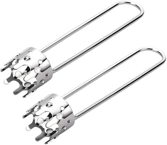 2 Pcs Fruit and Vegetable Corer Tool, Red Bell Pepper Seed Corer, Stainless Steel apple core remover, Practical Kitchen Gadget for Removing Fruit Vegetable Cores, Easy to Clean (Type B)