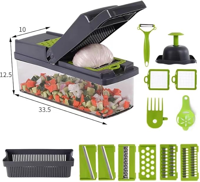 Mandoline Food Slicer (includes 13 attachments)